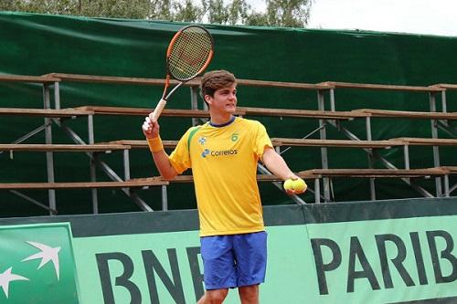 Tenista número 1º do Brasil no ranking ITF venceu o macedônio Tomislav Jotovski / Foto: Divulgação