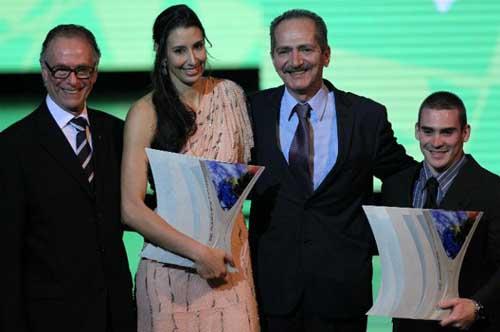  Sheilla Castro e Arthur Zanetti são os melhores atletas brasileiros de 2012 / Foto: Marcio Mercante/AGIF