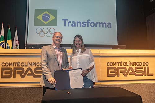 Acordo de cooperação para lançamento da Escola Municipal Olímpica Carioca / Foto: Divulgação/COB