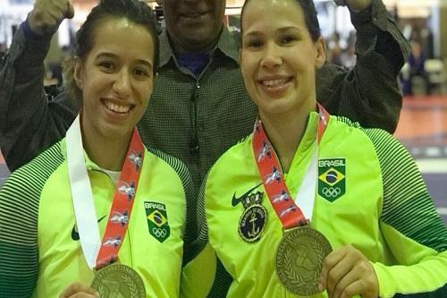 Estas foram duas primeiras medalhas de ouro internacionais do Brasil em 2018 / Foto: Divulgação/ CBW