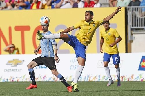 Brasil sofreu a virada nos minutos finais contra o Uruguai e vai disputar o bronze / Foto: Rafael Ribeiro / CBF