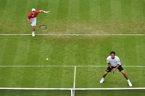 Andy Murray e Marcelo Melo   / Foto: Twitter ATP
