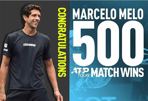 Parabéns da ATP pelas 500 vitórias  / Foto: Divulgação / ATP