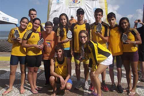 Os alunos da Escola de Triathlon MPR/Prefeitura de Santos mostraram mais uma vez que estão preparados para representar a cidade / Foto: Marcelo Guedes 