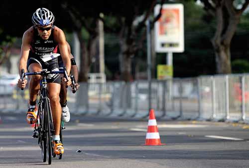 O ciclismo é uma das provas do triathlon / Foto: Fernando Monteiro