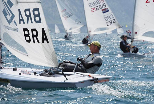 Robert dominou a flotilha no Lago di Garda / Foto: Augustin Argüelles/Divulgação
