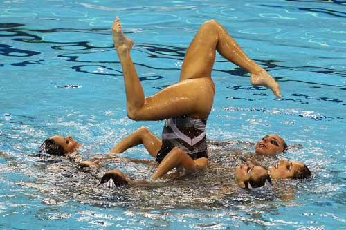  O nado sincronizado brasileiro terminou sua participação no 14º Mundial de Esportes Aquáticos de Xangai, com quatro finais em seis provas disputadas / Foto: : Satiro Sodre/AGIF